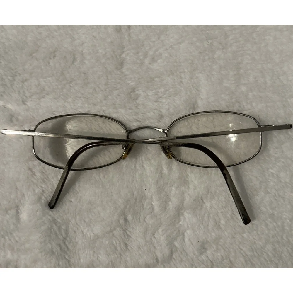 VTG Polo Ralph Lauren 1813 JL9 Eyeglasses Frames Brown Metal Oval 140